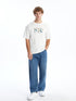 LC Waikiki Crew Neck Printed Combed Cotton Men's T-Shirt